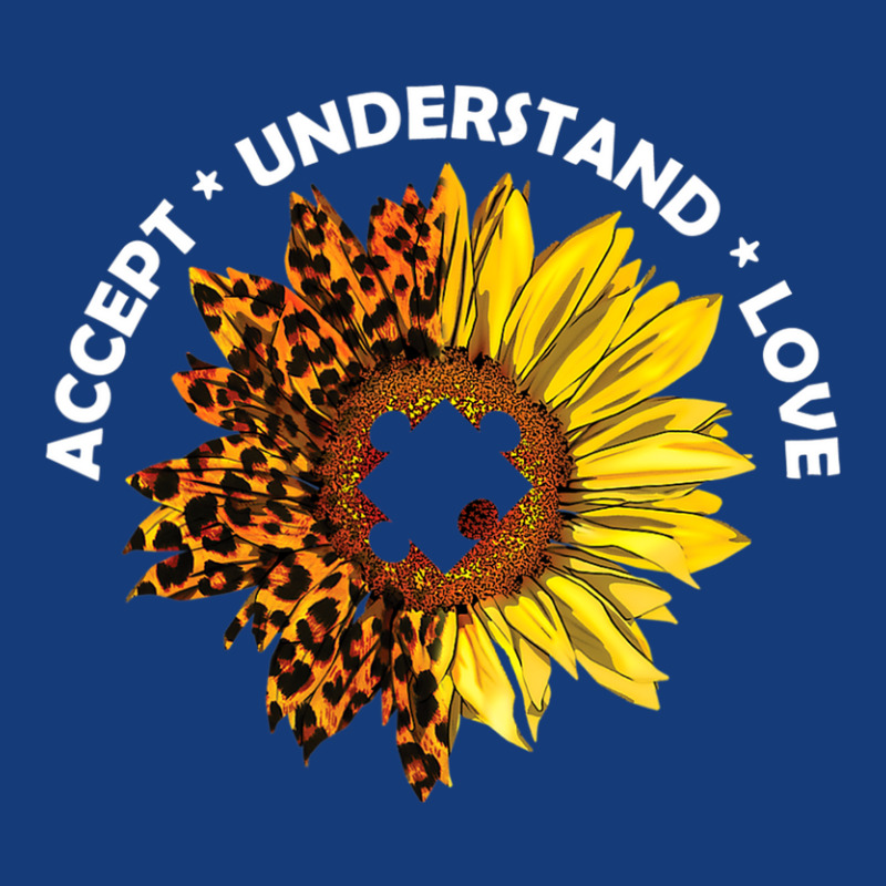 Accept Understand Love Sunflower Leopard Autism Teacher Foam Snapback hat by LindsayYuh | Artistshot