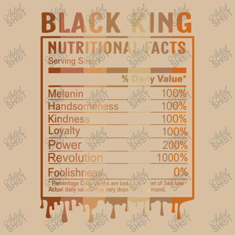 Black King Nutrition Facts Shirt Juneteenth 2022 Melanin Foam Snapback hat by nhan0105 | Artistshot