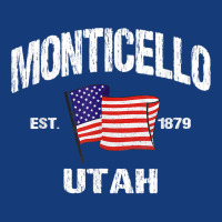 Monticello Utah Ut Usa Stars & Stripes Vintage Style Foam Snapback Hat | Artistshot