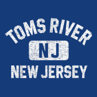 Toms River Nj New Jersey Gym Style Distressed White Print T Shirt Foam Snapback Hat | Artistshot