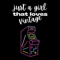 Just Girl That Loves Vintage Games With Retro Arcade Game T Shirt 5 Panel Snapback Cap | Artistshot