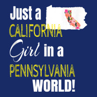 Just A California Girl In A Pennsylvania World Cute Gift Tank Top 5 Panel Snapback Cap | Artistshot