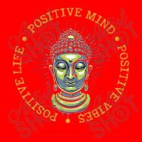 Buddhism Positive Life Positive Mind Buddha Meditation 5 Panel Snapback Cap | Artistshot