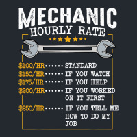 Mechanic Hourly Rate Labor Rates Funny Co Workers Car Lover T Shirt Pa Trucker Cap | Artistshot