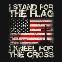 Patriot I Stand For The Flag I Kneel For The Cross Military T Shirt Pa Trucker Cap | Artistshot