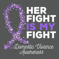 Her Fight Is My Fight   Domestic Violence Awareness Ribbon T Shirt Basic Backpack | Artistshot