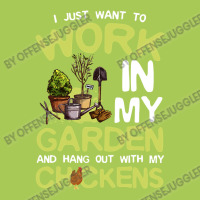 Chicken Cock I Just Want To Work In My Garden And Hang Out Chicken Quo Fashion Visor | Artistshot