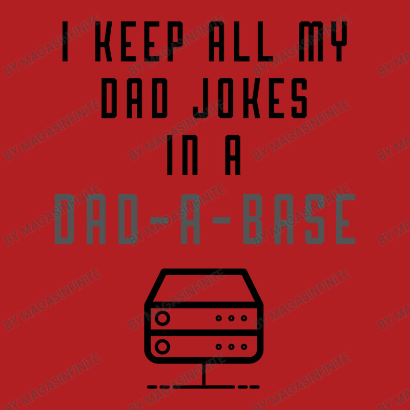 I Keep All My Dad Jokes In A Dad-a-base | Bad Pun | Father's Day Gift Nike Dri-FIT Cap by Magasinfinite | Artistshot