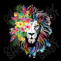 Womens Floral Lion Wild Animals For Lion Lovers Zipper Hoodie | Artistshot