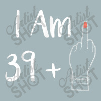 I Am 39 Plus 1 Middle Finger For A 40th Women 40 Y Unisex Sherpa-lined Denim Jacket | Artistshot