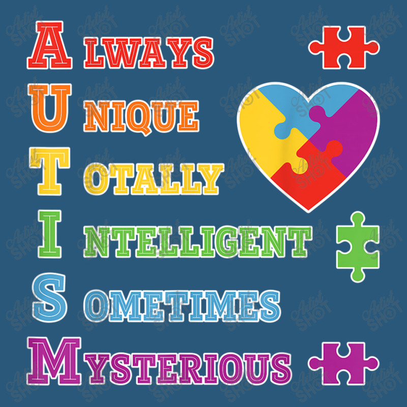 Autism Awareness Autism Acronym Puzzle Piece Men Women Kids T Shirt Retro Trucker Cap by RoyalStore | Artistshot