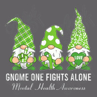 Green Ribbon Gnome One Fights Alone Mental Health Awareness Yupoong Trucker Cap | Artistshot