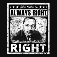 Martin Lur King Jr Mlk   Time Is Always Right Foam Snapback Hat | Artistshot