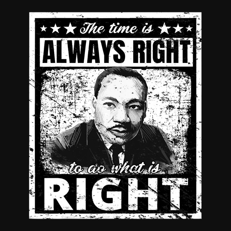 Martin Lur King Jr Mlk   Time Is Always Right Foam Snapback hat by Binhthai9809 | Artistshot