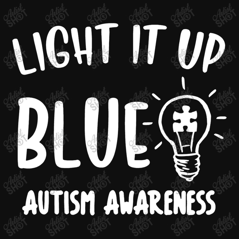 Light It Up Blue Autism Shirt I Wear Blue For Awareness Foam Snapback hat by creativelylily | Artistshot