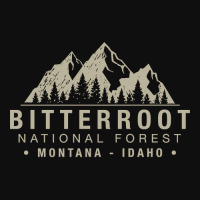 Bitterroot National Forest Montana Idaho Pullover Hoodie Foam Snapback Hat | Artistshot