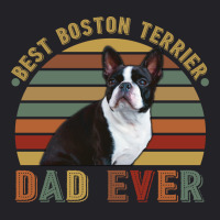 Best Boston Terrier Dad Ever Retro Vintage Father's Day Youth Tee | Artistshot