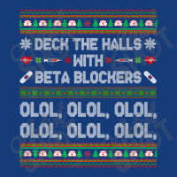 Deck The Halls With Beta Blockers Funny Nurse Christmas Ugly Premium T Foam Snapback Hat | Artistshot