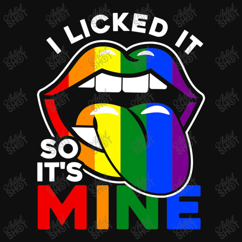 I Licked It So Its Mine Lgbtq Lips Rainbow Lgbt Foam Snapback hat by GrahamWalsh | Artistshot