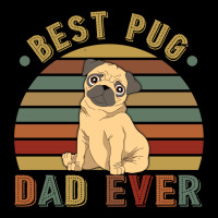 Best Pug Dad Ever Retro Vintage Father's Day Fleece Short | Artistshot