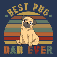 Best Pug Dad Ever Retro Vintage Father's Day Men Denim Jacket | Artistshot