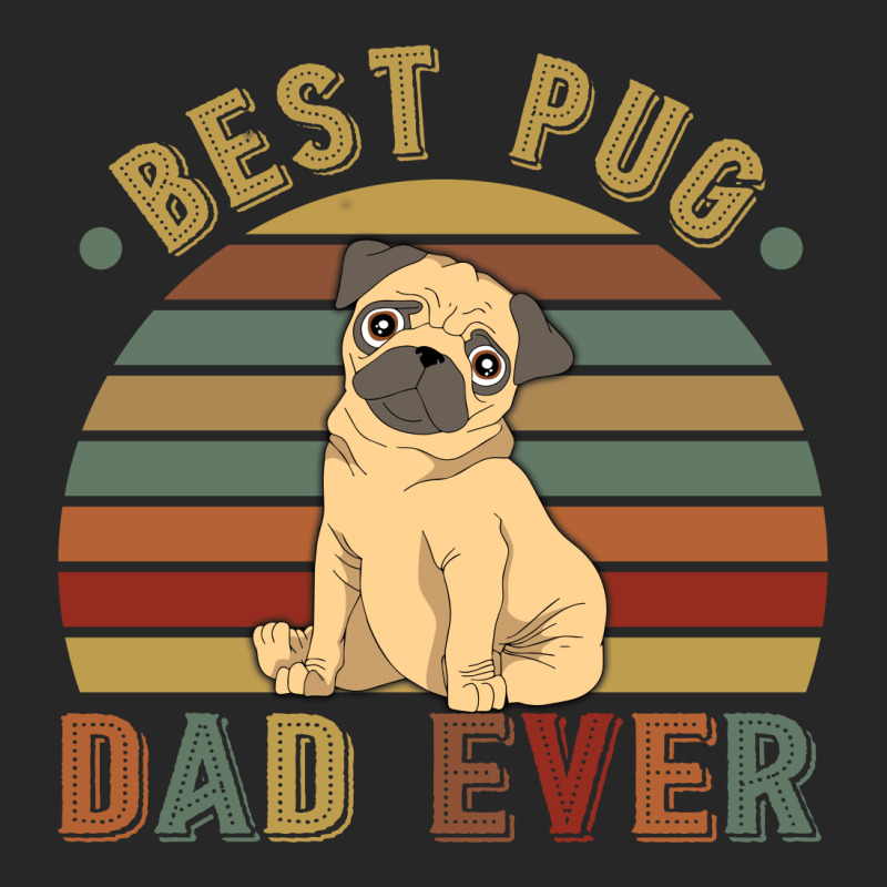 Best Pug Dad Ever Retro Vintage Father's Day Men's T-shirt Pajama Set | Artistshot