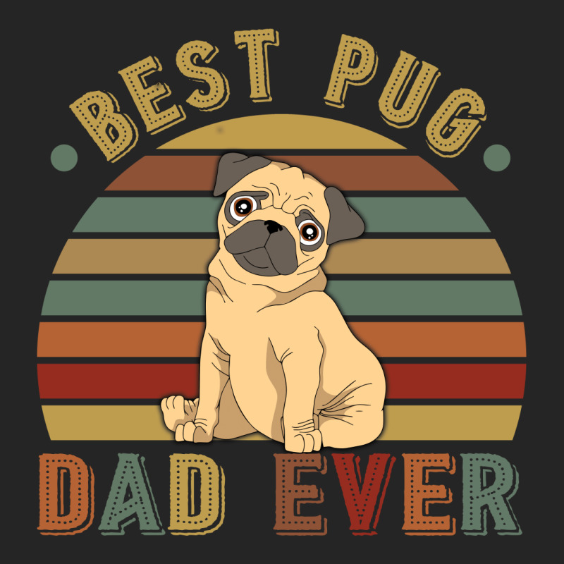 Best Pug Dad Ever Retro Vintage Father's Day Unisex Hoodie | Artistshot