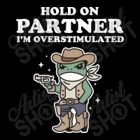 Hold On Partner I'm Overstimulated Adjustable Cap | Artistshot