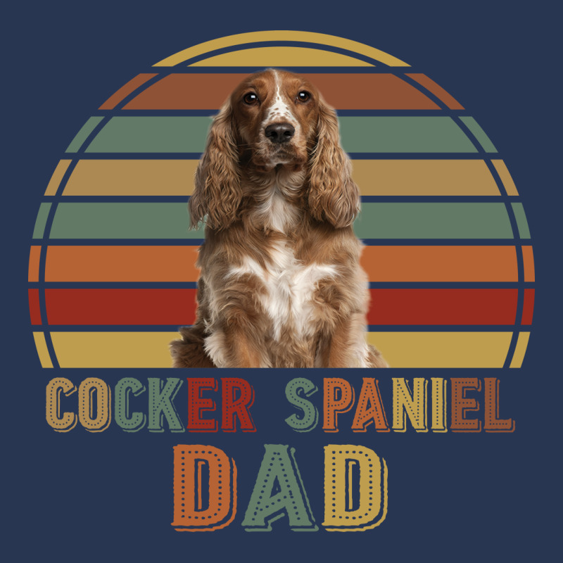 Cocker Spaniel Dad Retro Vintage Father's Day Gift Ladies Denim Jacket by vip.pro123 | Artistshot