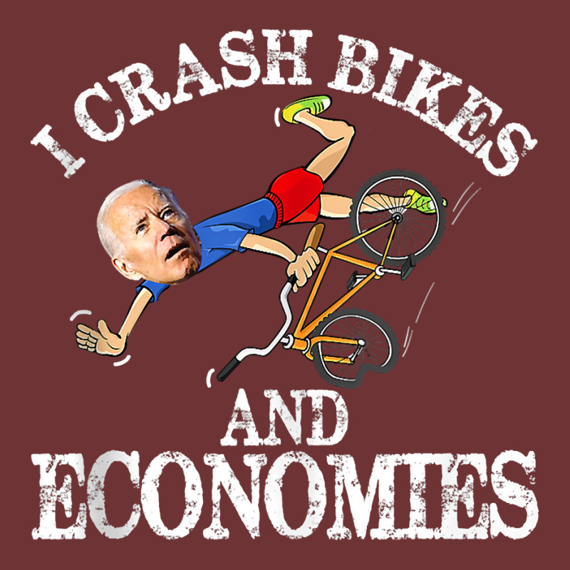 Joe Biden Falling Off Bike I Crash Bikes And Economies Tank Top Seamless Cap | Artistshot