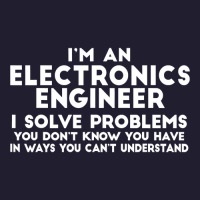 Engineer Funny Gift   Electronics Engineer I Solve Problems T Shirt Seamless Cap | Artistshot