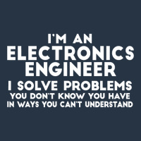 Engineer Funny Gift   Electronics Engineer I Solve Problems T Shirt Yupoong Trucker Cap | Artistshot