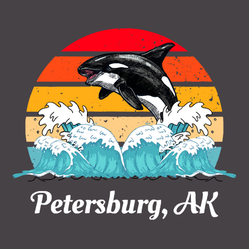 Petersburg T  Shirt Petersburg Alaska Distressed Orca Killer Whale Wav 5 panel snapback cap by baroncrona555 | Artistshot