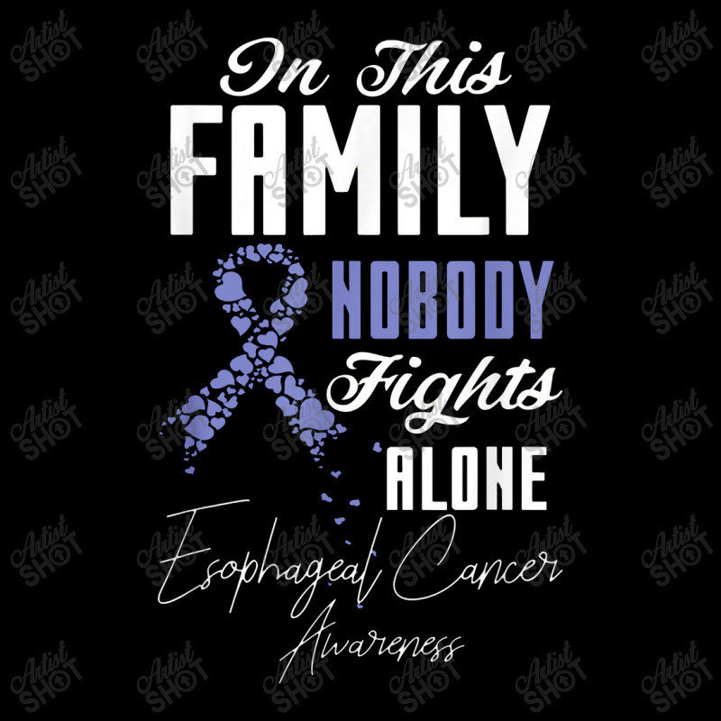 Esophageal Cancer In This Family Nobody Fights Alone Pocket T-Shirt by yuyurumpung | Artistshot