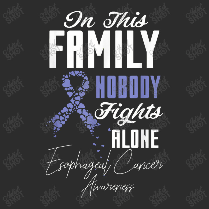 Esophageal Cancer In This Family Nobody Fights Alone Exclusive T-shirt by yuyurumpung | Artistshot