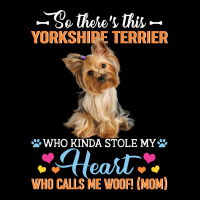 So There's This Yorkshire Terrier Who Kinda Stole My Heart Who Calls M Women's V-neck T-shirt | Artistshot