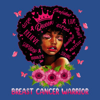 Black Women Black Queen Breast Cancer Warrior Pink Ribbon T Shirt Basic Backpack | Artistshot