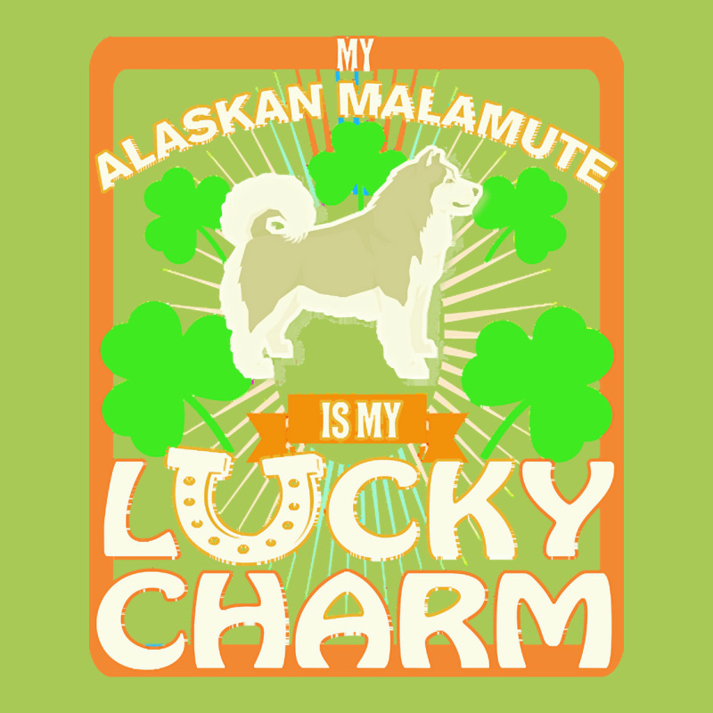 Alaskan Malamute T  Shirt My Alaskan Malamute Is My Lucky Charm   Gift Fashion Visor | Artistshot