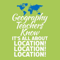 Geography Teachers Know Its All About Location Location Premium Fashion Visor | Artistshot