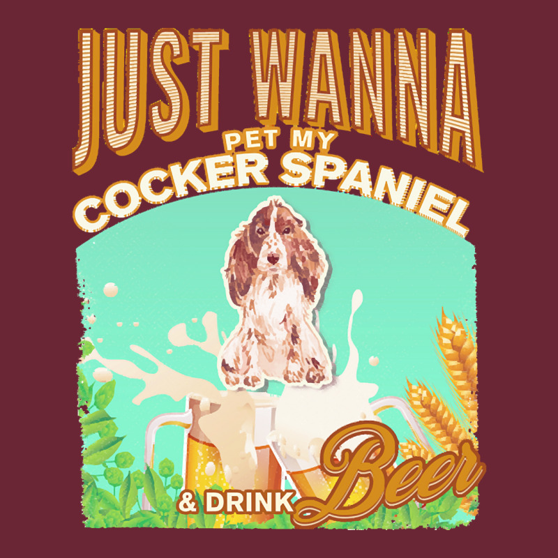 Brown Cocker Spaniel T  Shirt Dog Owner, Just Wanna Pet My Brown Cocke Nike Dri-FIT Cap by jacquesjaskolski722 | Artistshot