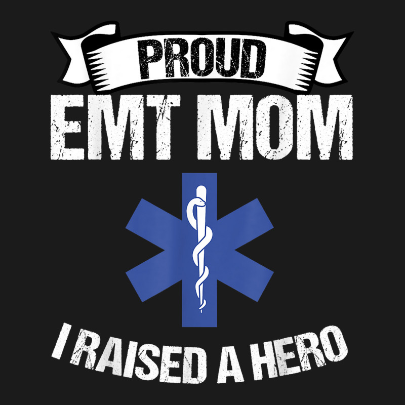 Proud Emt Mom I Raised A Hero Women Paramedics Ems T Shirt Nike Dri-fit Cap | Artistshot