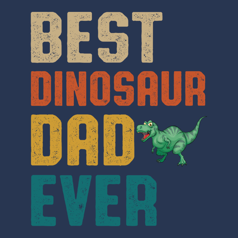 Best Dinosaur Dad Ever Retro Vintage  Father's Day Gift Men Denim Jacket | Artistshot