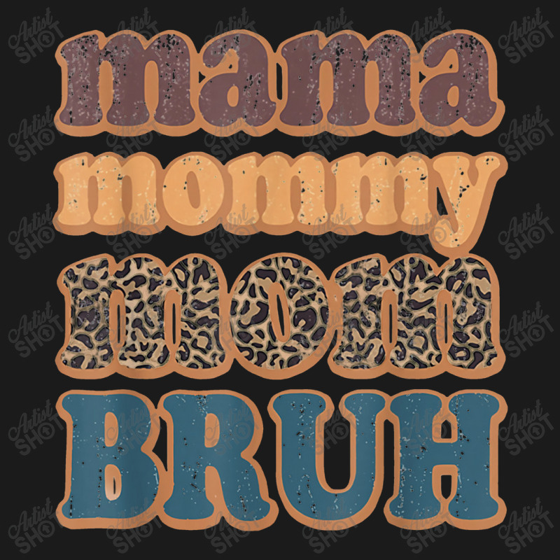 Mama Mommy Mom Bruh Vintage Leopard Boys Girls Kids Nike Dri-fit Cap | Artistshot