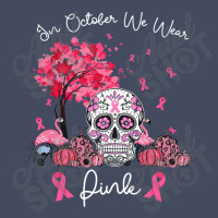 In October We Wear Pink Sugar Skull Moon Breast Cancer Long Sleeve T S Nike Dri-fit Cap | Artistshot