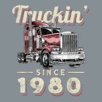 Truckin Since 1980 Trucker Big Rig Driver 42nd Birthday T Shirt Nike Dri-fit Cap | Artistshot