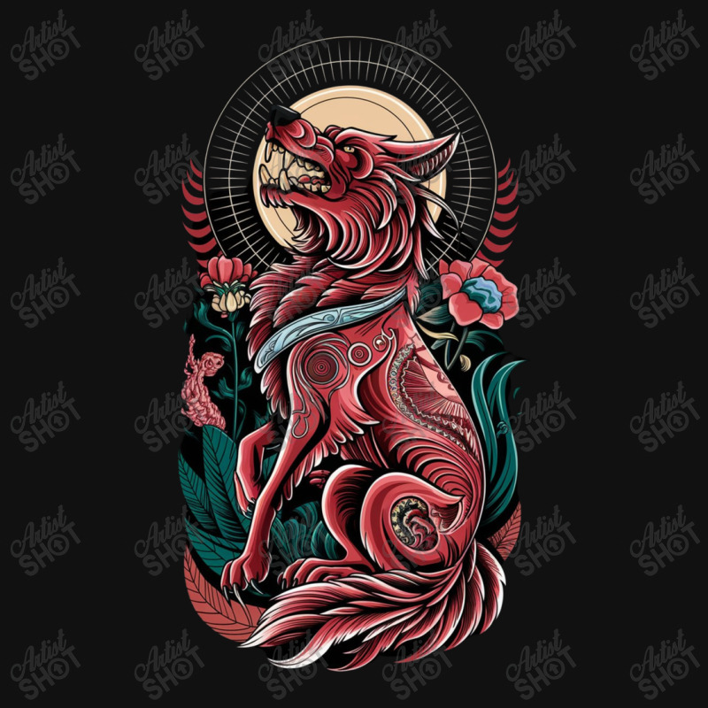 Tattoo Of A Red Wolf Graphic Youth T-shirt by Charity Aduset | Artistshot