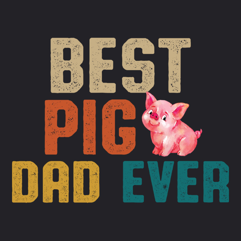 Best Pig Dad Ever Retro Vintage  Father's Day Gift Youth Tee | Artistshot