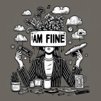 I Am Fine Sun Shade Cap | Artistshot