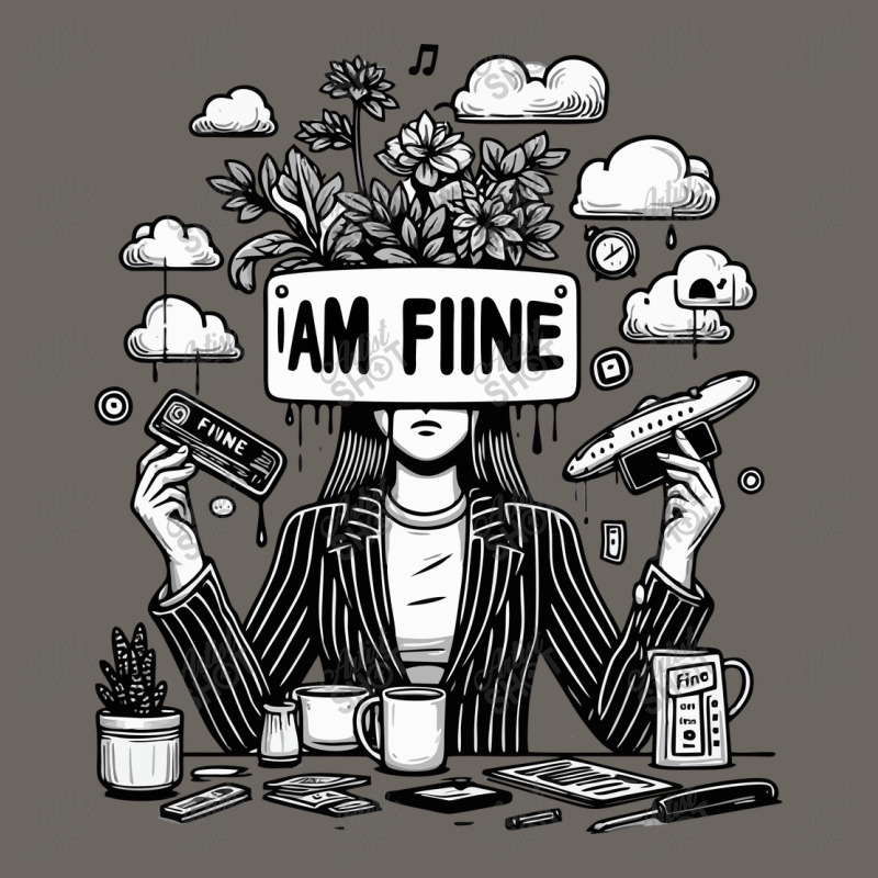 I Am Fine Sun Shade Cap | Artistshot