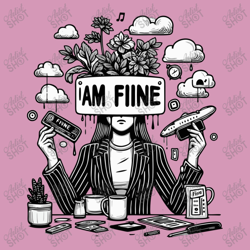 I Am Fine Tie Dyed Bucket Hat | Artistshot